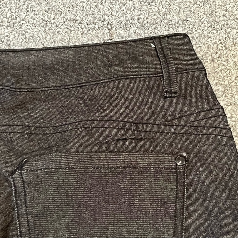 Lole Jeans Womens Size 8 Gray Ankle Zipper Pockets Stretch Denim - Picture 10 of 10